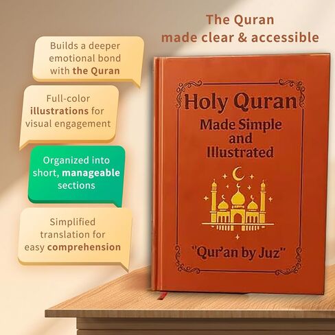 Henkgo The Quran Journey-Holy Quran Made Simple And Illustrated Quran Study Guide All 114 Surahs The Quran Journey - Simplified & Illustrated in Saudi Arabia
