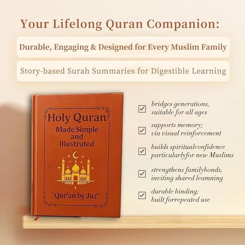 Henkgo The Quran Journey-Holy Quran Made Simple And Illustrated Quran Study Guide All 114 Surahs The Quran Journey - Simplified & Illustrated in Saudi Arabia