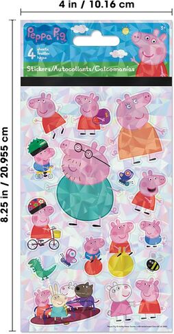 Trends International Peppa Pig - حزمة قياسية من 4 ملاءات و5 قطع in Saudi Arabia