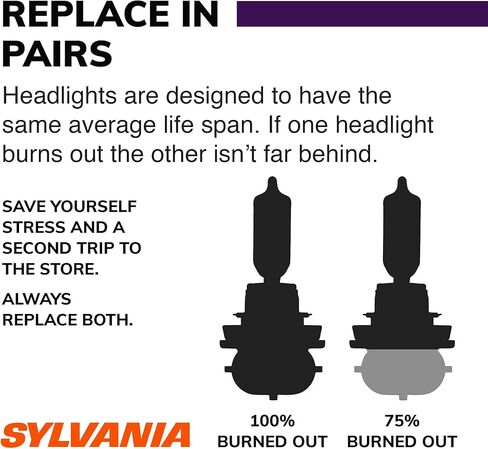 SYLVANIA - 9007 XtraVision - High Performance Halogen Headlight Bulb, High Beam, Low Beam and Fog Replacement Bulb (Contains 2 Bulbs) in Saudi Arabia