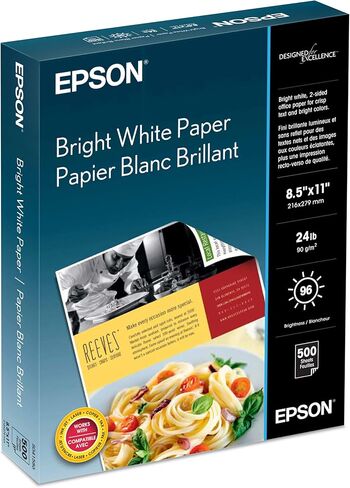 Epson Bright White Pro Paper - S041586-4, 8.5" x 11" (500 sheets) in Saudi Arabia