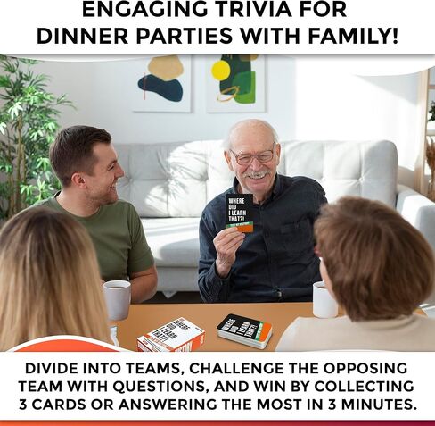 QUOKKA Trivia Games for Adults with 500 Questions - Fun Adult Board Game Trivia Cards for Teens, and Families – Trivia Cards with Answers – Great Board Games Trivia for Family Party and Game Night in Saudi Arabia