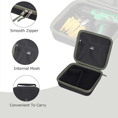 Storage Case for DEKOPRO 8V Cordless Drill - Drill Bit Set Hard Case, Carrying Case (Only Case) in Saudi Arabia