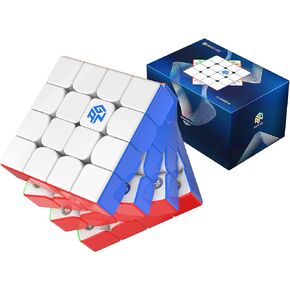 CuberShop GAN 460 M V2 SP Frosted, gan 4X4 Magnetic Speed Cube Stickerless, Upgraded 112 Magnets with Extra-Wide External Layers, 4 by 4 2025 Latest Flagship Lightweight Speed Cube (Matte Frosted) in Kuwait