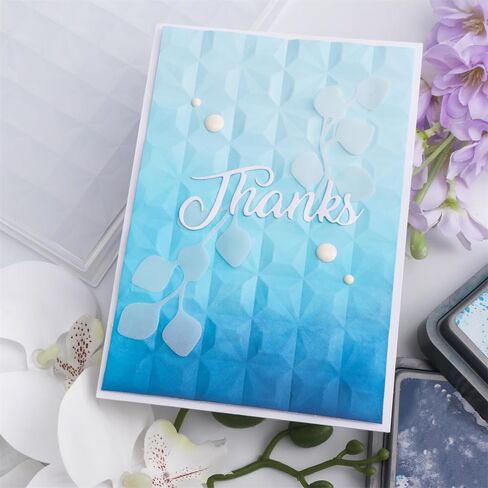 3D Embossing Folder 3D Leaf Plastic Embossing Folder for DIY Scrapbooking Paper Crafting Handmade Crafts Scrapbooking Arts Supplies Scrapbook Decor in Saudi Arabia
