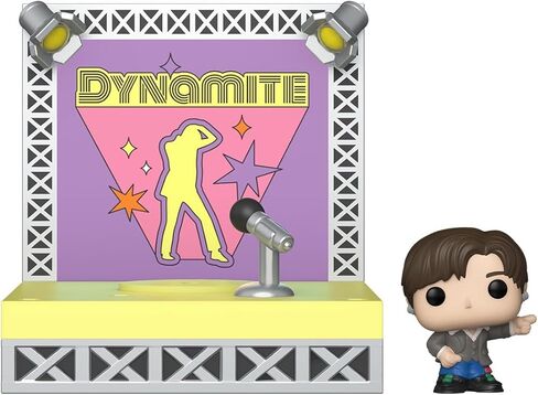 فانكو بوب! Bitty Stages: BTS - Dynamite - Suga - شخصية فينيل قابلة للتجميع - فكرة هدية - بضائع رسمية - ألعاب للأطفال والكبار - عشاق Kpop in Saudi Arabia