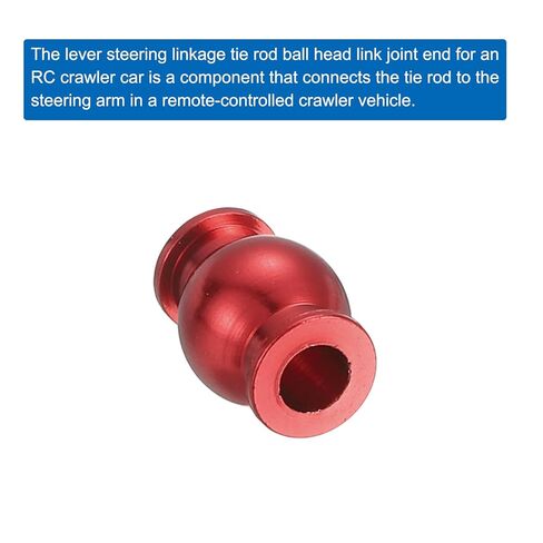 MECCANIXITY قضيب ربط من الألومنيوم لرافعة كرة ربط التوجيه لسيارة 1/10 Senton Pivot Ball Big Rock RC الزاحفة 22 قطعة، أزرق in Kuwait