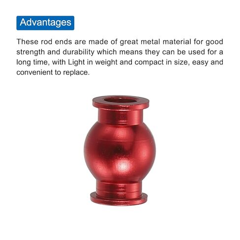 MECCANIXITY قضيب ربط من الألومنيوم لرافعة كرة ربط التوجيه لسيارة 1/10 Senton Pivot Ball Big Rock RC الزاحفة 22 قطعة، أزرق in Kuwait