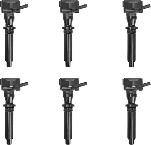 ENA Set of 6 Ignition Coil Compatible with Land Rover Jaguar F-Pace F-Type XE XF XJ Range Rover Sport 2013 2014 2015 2016 2017 2018 2019 3.0L Replacement for UF727 UF730 in Saudi Arabia