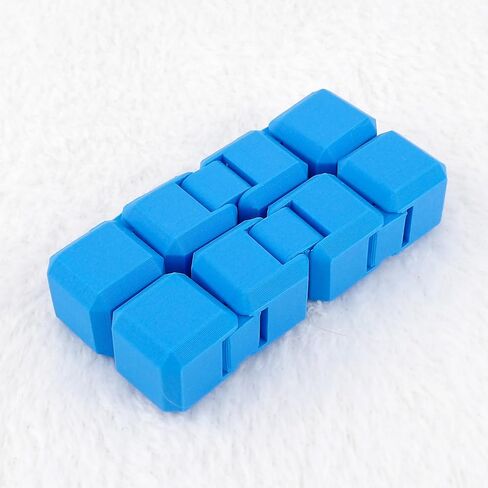 3D Printed Infinity Cube Fidget Toy, Articulated Stress Relief Desk Toy, Multi-Color Design in Saudi Arabia