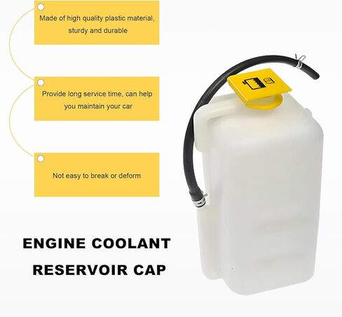 قطعتان من غطاء خزان سائل تبريد المحرك، غطاء خزان فائض مشعاع السيارة يحل محل OEM # 55111074AA 52079331، غطاء خزان المياه لاسترداد سائل التبريد لـ Voyager Wrangler Grand Cherokee in Kuwait