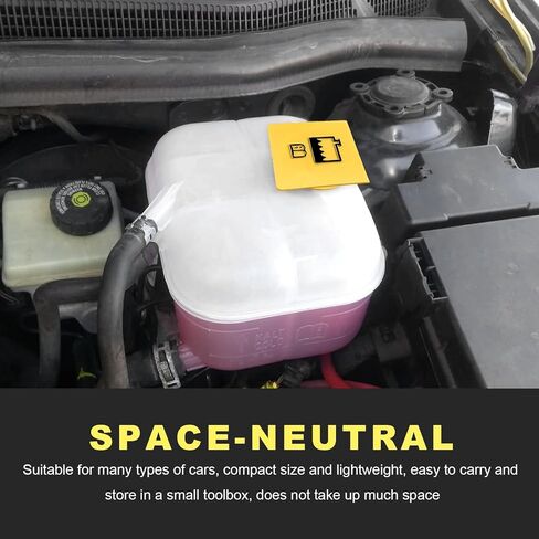 قطعتان من غطاء خزان سائل تبريد المحرك، غطاء خزان فائض مشعاع السيارة يحل محل OEM # 55111074AA 52079331، غطاء خزان المياه لاسترداد سائل التبريد لـ Voyager Wrangler Grand Cherokee in Kuwait