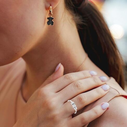 HEEYA Anxiety Rings for Women,Sterling Silver Plated Rings to my daughter,Adjustable Spinner Ring with Ball Bead,Anxiety Fidget Ring for Women,Thumb Jewelry for Birthday,Christmas with Gift Card in Saudi Arabia