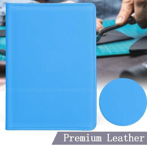 Classic Padfolio/Junior Portfolio Folder Case, A5 Business Organizer Binder for Men Women, 5 x 8 Writing Pad Included, Dark Purple in Kuwait