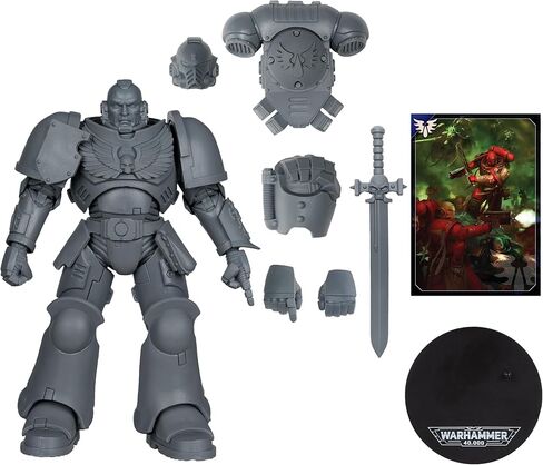 ألعاب ماكفارلين - Warhammer 40,000 Assault Intercessor Sergeant (ملاك الدم) شخصية مقاومة للفنان مقاس 7 بوصات in Saudi Arabia