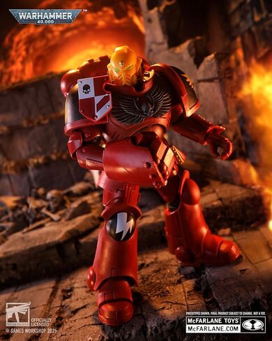 ألعاب ماكفارلين - مجسم Warhammer 40,000 Assault Intercessor Sergeant (ملاك الدم) مقاس 7 بوصات in Kuwait