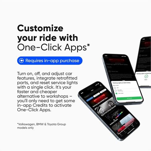 OBDeleven OBD2 Diagnostic Tool Scanner for Audi Seat Cupra Skoda Volkswagen BMW Mini (Android & iOS, Next Gen Device) in Kuwait