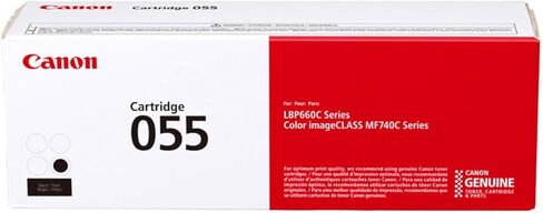 Canon CRG 055 Standard Capacity Toner Cartridge for MF743 & MF741 Printers, Bundle with 4 Individual Retail Packs - Black/Cyan/Magenta/Yellow in Kuwait