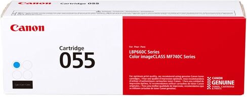 Canon CRG 055 Standard Capacity Toner Cartridge for MF743 & MF741 Printers, Bundle with 4 Individual Retail Packs - Black/Cyan/Magenta/Yellow in Kuwait