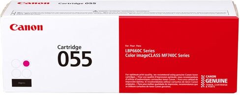 Canon CRG 055 Standard Capacity Toner Cartridge for MF743 & MF741 Printers, Bundle with 4 Individual Retail Packs - Black/Cyan/Magenta/Yellow in Kuwait