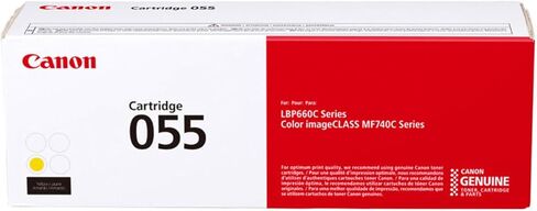 Canon CRG 055 Standard Capacity Toner Cartridge for MF743 & MF741 Printers, Bundle with 4 Individual Retail Packs - Black/Cyan/Magenta/Yellow in Kuwait