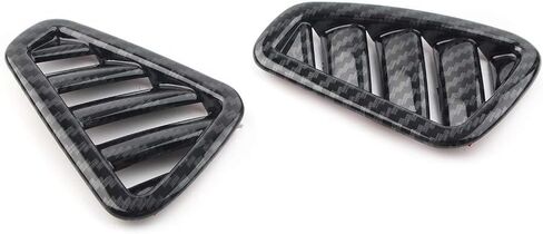 Chcury1 Automative Carbon Fiber Inner Upper VentOutlet Frame Cover Frame Trim Interior Decor for Mercedes Benz A-Class A180L A200L 2019 in Saudi Arabia