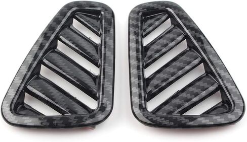 Chcury1 Automative Carbon Fiber Inner Upper VentOutlet Frame Cover Frame Trim Interior Decor for Mercedes Benz A-Class A180L A200L 2019 in Saudi Arabia