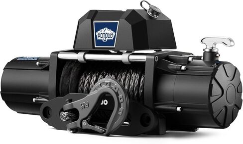 مجموعة ونش كهربائية بسعة 13000 رطل من AOTOWO، حبل صناعي، ونش مقاوم للماء بقدرة 12 فولت لسيارة الجيب، وسيارات الدفع الرباعي، والشاحنة مع جهاز تحكم عن بعد لاسلكي وجهاز تحكم عن بعد معلق in Kuwait