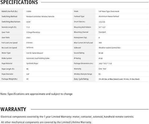 مجموعة ونش كهربائية بسعة 13000 رطل من AOTOWO، حبل صناعي، ونش مقاوم للماء بقدرة 12 فولت لسيارة الجيب، وسيارات الدفع الرباعي، والشاحنة مع جهاز تحكم عن بعد لاسلكي وجهاز تحكم عن بعد معلق in Kuwait