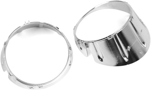Chcury1 Car Front Fog Lamp Bezel Bumper Frame Light Trim Ring Cover Guard 1 Pair For BMW For MINI COOPER R56 R55 R57 R58 R59 11-2013 ABS Chrome in Saudi Arabia