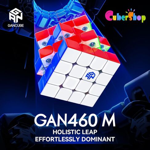 CuberShop GAN 460 M V2 SP Frosted، gan 4X4 مكعب سرعة مغناطيسي بدون ملصقات، 112 مغناطيس مطور مع طبقات خارجية واسعة للغاية، 4 × 4 2025 أحدث مكعب سرعة خفيف الوزن (غير لامع) in Saudi Arabia