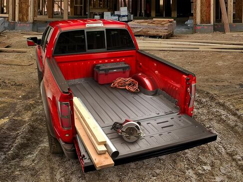 بطانة سرير شاحنة Weathertech TechLiner لسيارة GMC Sierra 1500، Silverado 1500 Bed Liner (39814)، أسود in Kuwait