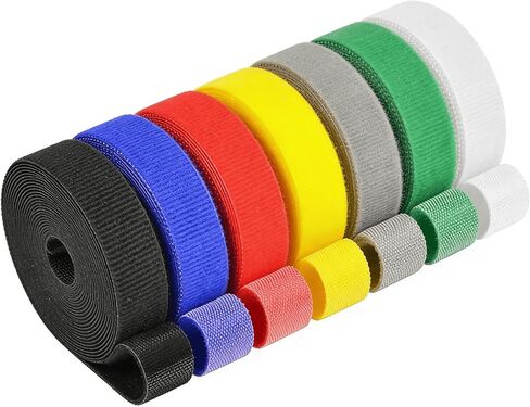 IFNOW Hook-and-Loop Cable Ties Reusable Fastening Tape Double-Sided Cable Management Tape Strength and Durability 0.4''/Width (Total 295.2FT, Width 0.4in) in Saudi Arabia