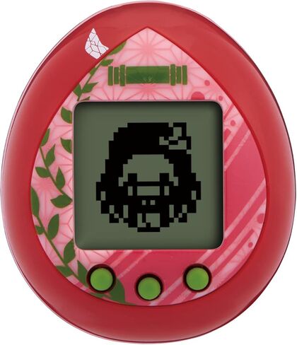 BANDAI Kimetsu Tamagotchi Yuraku Hen Burst Color - لعبة إلكترونية محملة مسبقًا - Tamagotchi - Demon Slayer - أحمر in Kuwait