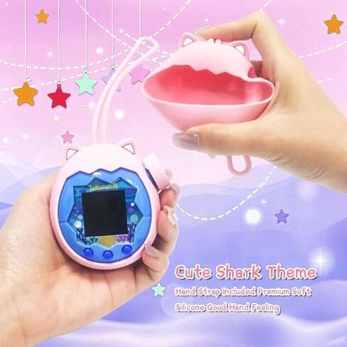 حافظة تاماغوتشي بارادايس مع حبل وغطاء، غطاء سيليكون لطيف متوافق مع تاماغوتشي بارادايس، غطاء واقٍ من السيليكون السائل مع أغطية أزرار، مقاوم للسقوط والخدش in Kuwait