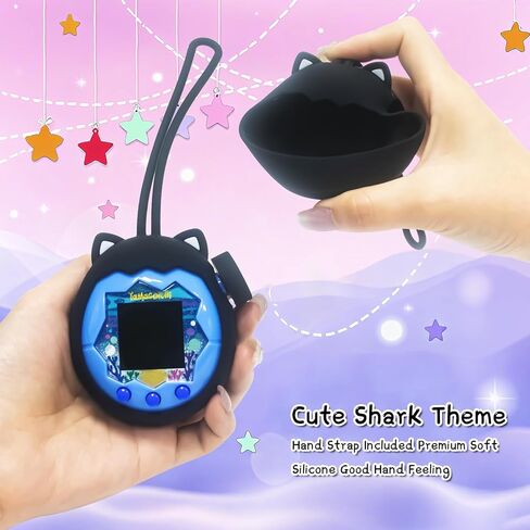 حافظة تاماغوتشي بارادايس مع حبل وغطاء، غطاء سيليكون لطيف متوافق مع تاماغوتشي بارادايس، غطاء واقٍ من السيليكون السائل مع أغطية أزرار، مقاوم للسقوط والخدش in Kuwait