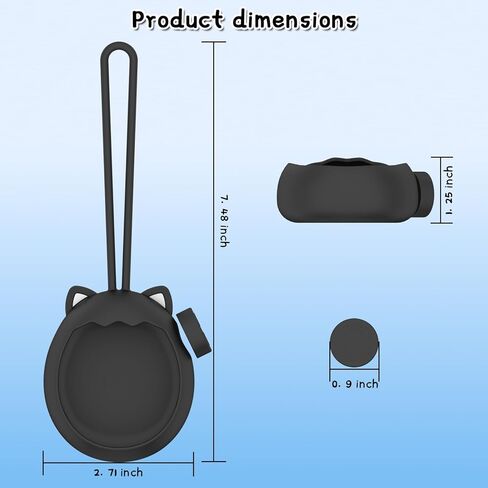 حافظة تاماغوتشي بارادايس مع حبل وغطاء، غطاء سيليكون لطيف متوافق مع تاماغوتشي بارادايس، غطاء واقٍ من السيليكون السائل مع أغطية أزرار، مقاوم للسقوط والخدش in Kuwait