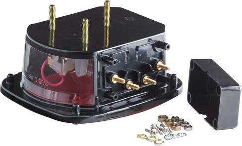 Grote 52912 Torsion Mount Universal Stop Tail Turn Light - LH with License Window, Red in Saudi Arabia