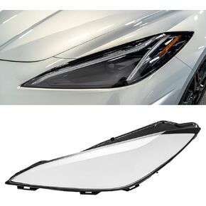 Passenger Side Headlight Cover Lens Replacement For 2020-2025 Corvette C8 Headlamp Cover Right Side,Clear in Kuwait