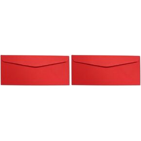 Red #10 Envelopes - 100 Envelopes - Desktop Publishing Supplies™ Brand Envelopes in Kuwait