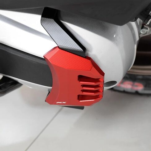 مناسب للدراجات النارية PCX160 PCX125 2025 2024 2023، هذا غطاء حماية المحرك المعدل وغطاء واقي أمامي وخلفي لصندوق النقل. (الغطاء الواقي الخلفي، أصفر) in Kuwait