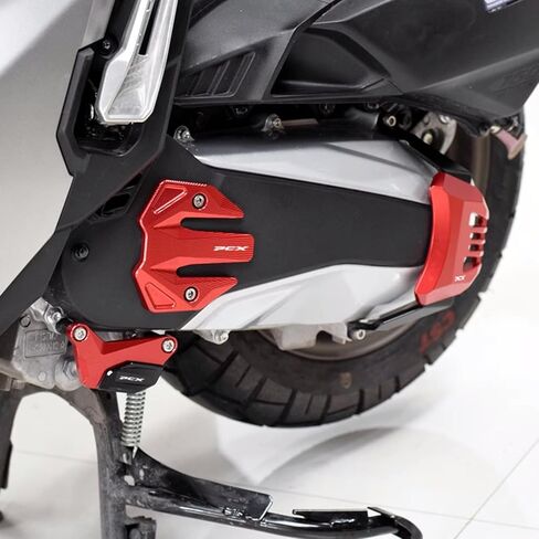 مناسب للدراجات النارية PCX160 PCX125 2025 2024 2023، هذا غطاء حماية المحرك المعدل وغطاء واقي أمامي وخلفي لصندوق النقل. (الغطاء الواقي الخلفي، أصفر) in Kuwait