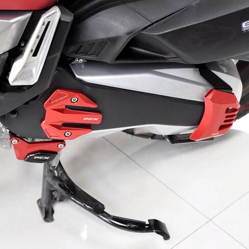 مناسب للدراجات النارية PCX160 PCX125 2025 2024 2023، هذا غطاء حماية المحرك المعدل وغطاء واقي أمامي وخلفي لصندوق النقل. (الغطاء الواقي الخلفي، أصفر) in Kuwait