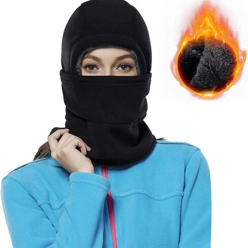 Winter Balaclava - Windproof Ski Mask & Winter Face Cover for Men & Women - Breathable Motorcycle Face Mask in Saudi Arabia