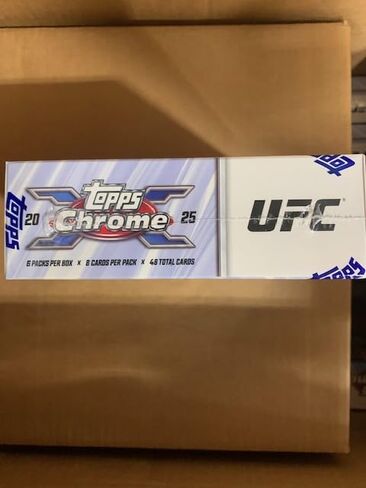 2025 TPS Chrome UFC Sealed MEGA Box (6 Packs/Box) in Saudi Arabia