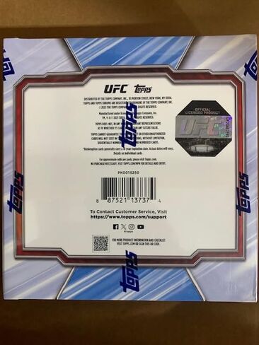 2025 TPS Chrome UFC Sealed MEGA Box (6 Packs/Box) in Saudi Arabia