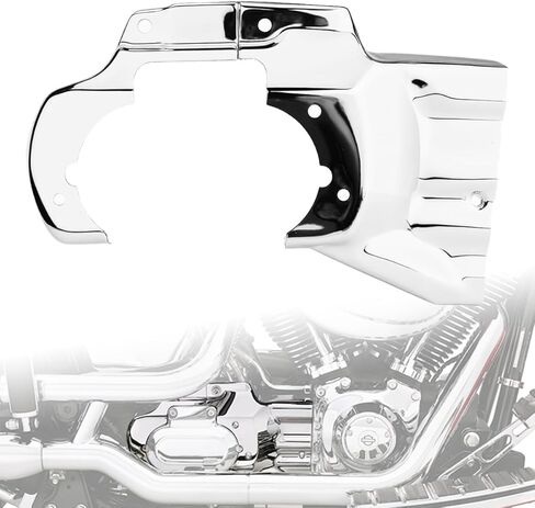 غطاء واجهة نقل محرك TSUNG Chrome مناسب لموديلات Softail 2007-2017 (كروم) in Kuwait
