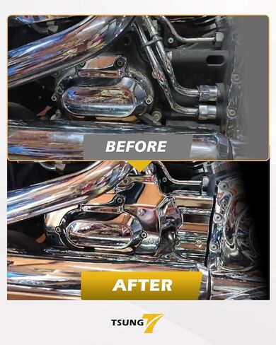 غطاء واجهة نقل محرك TSUNG Chrome مناسب لموديلات Softail 2007-2017 (كروم) in Kuwait