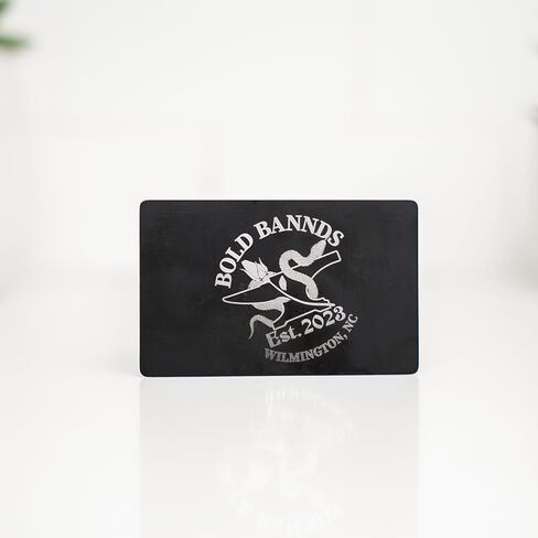 Customizable Metal NFC Digital Business Card - Share & Exchange NFC Technology - Compatible with iPhone & Android- No Monthly Fees- Custom Laser Engraved in Saudi Arabia