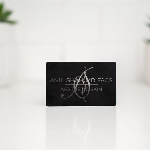 Customizable Metal NFC Digital Business Card - Share & Exchange NFC Technology - Compatible with iPhone & Android- No Monthly Fees- Custom Laser Engraved in Saudi Arabia